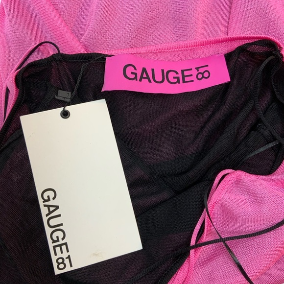 NWT Revolve Gauge81 Sebeta One-Shoulder Knitted Mini Dress - Picture 10 of 14